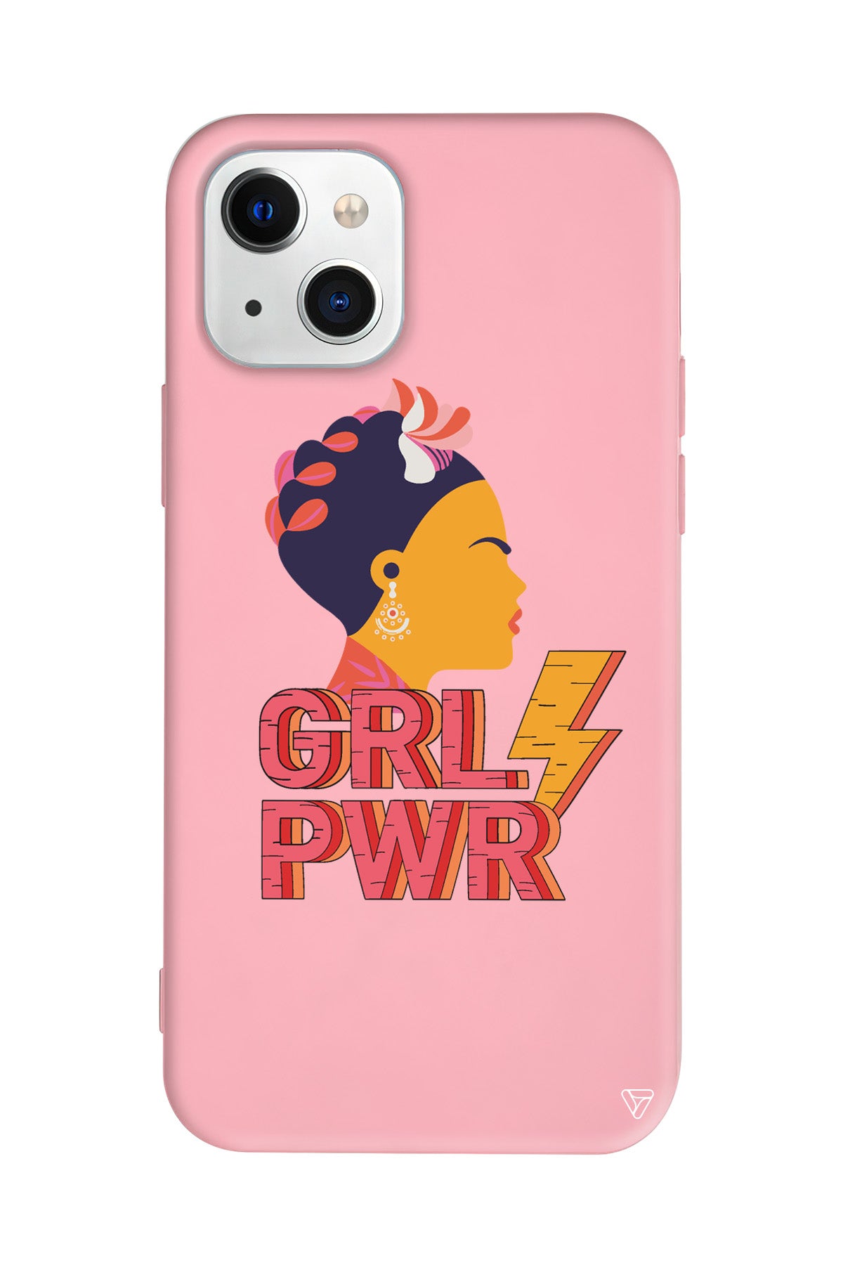 Grl Pwr Lansman Model İçi Kadife Silikon Telefon Kılıfı