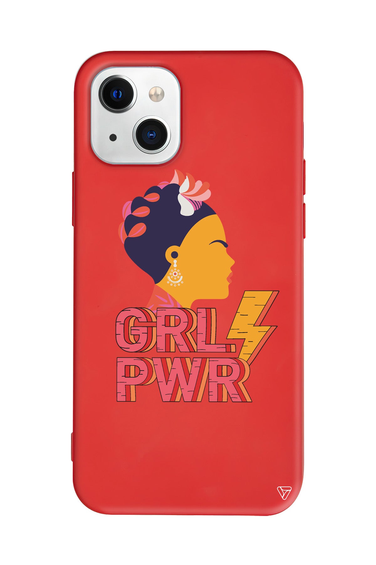 Grl Pwr Lansman Model İçi Kadife Silikon Telefon Kılıfı – Plus Serisine Özel