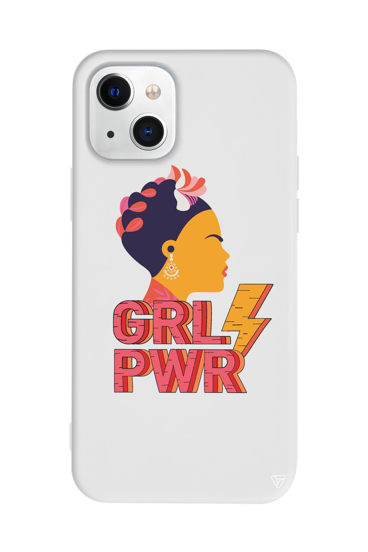 Grl Pwr Lansman Model İçi Kadife Silikon Telefon Kılıfı