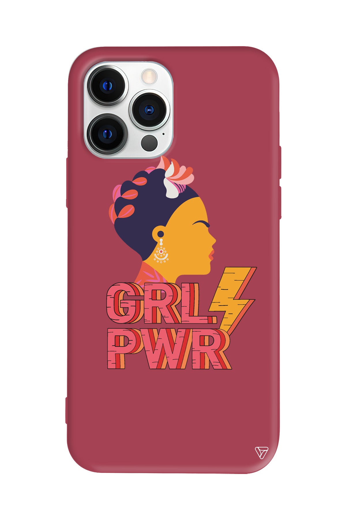 Grl Pwr Lansman Model İçi Kadife Silikon Telefon Kılıfı