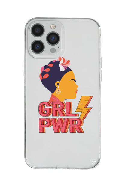 Grl Pwr Lansman Model İçi Kadife Silikon Telefon Kılıfı