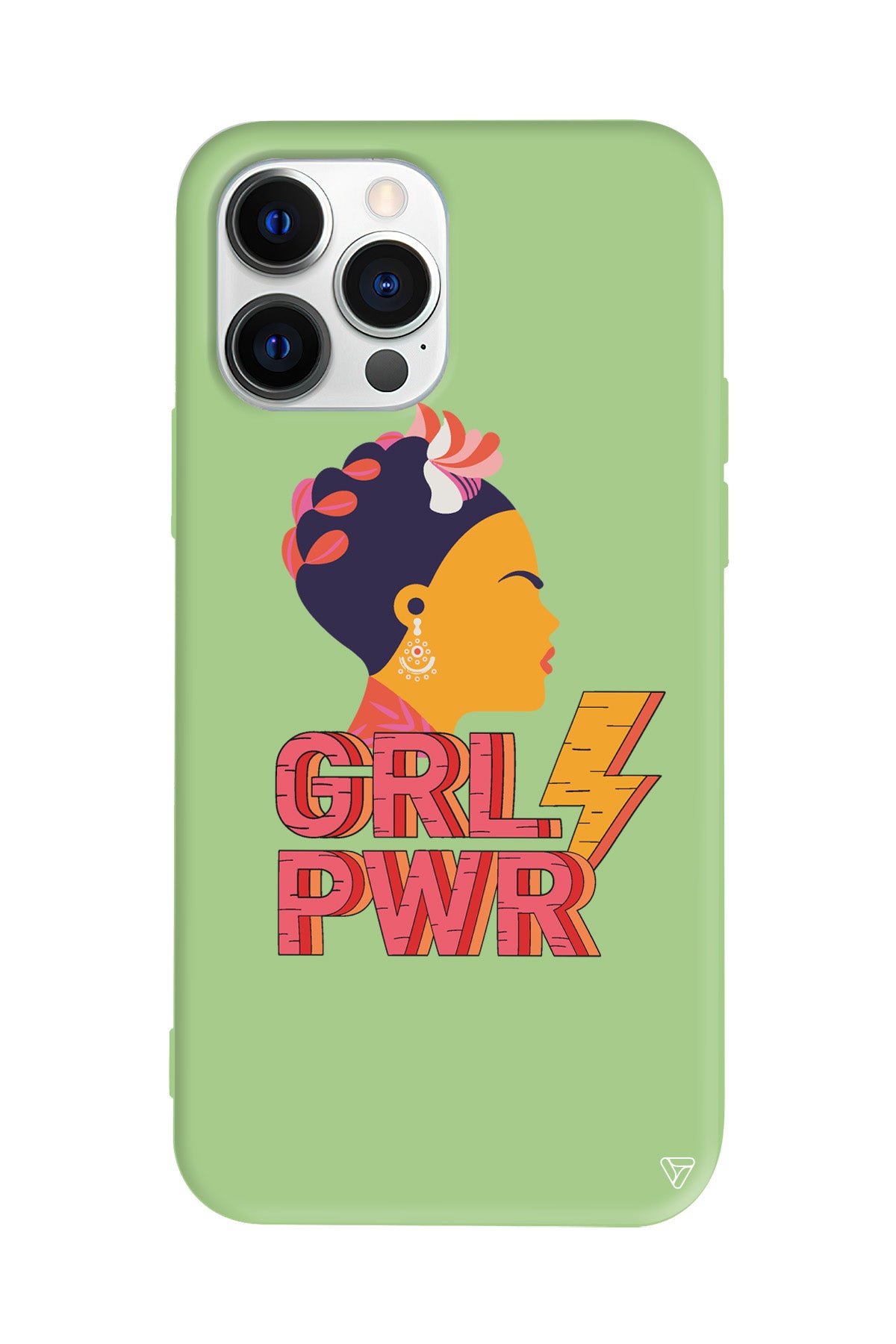 Grl Pwr Lansman Model İçi Kadife Silikon Telefon Kılıfı