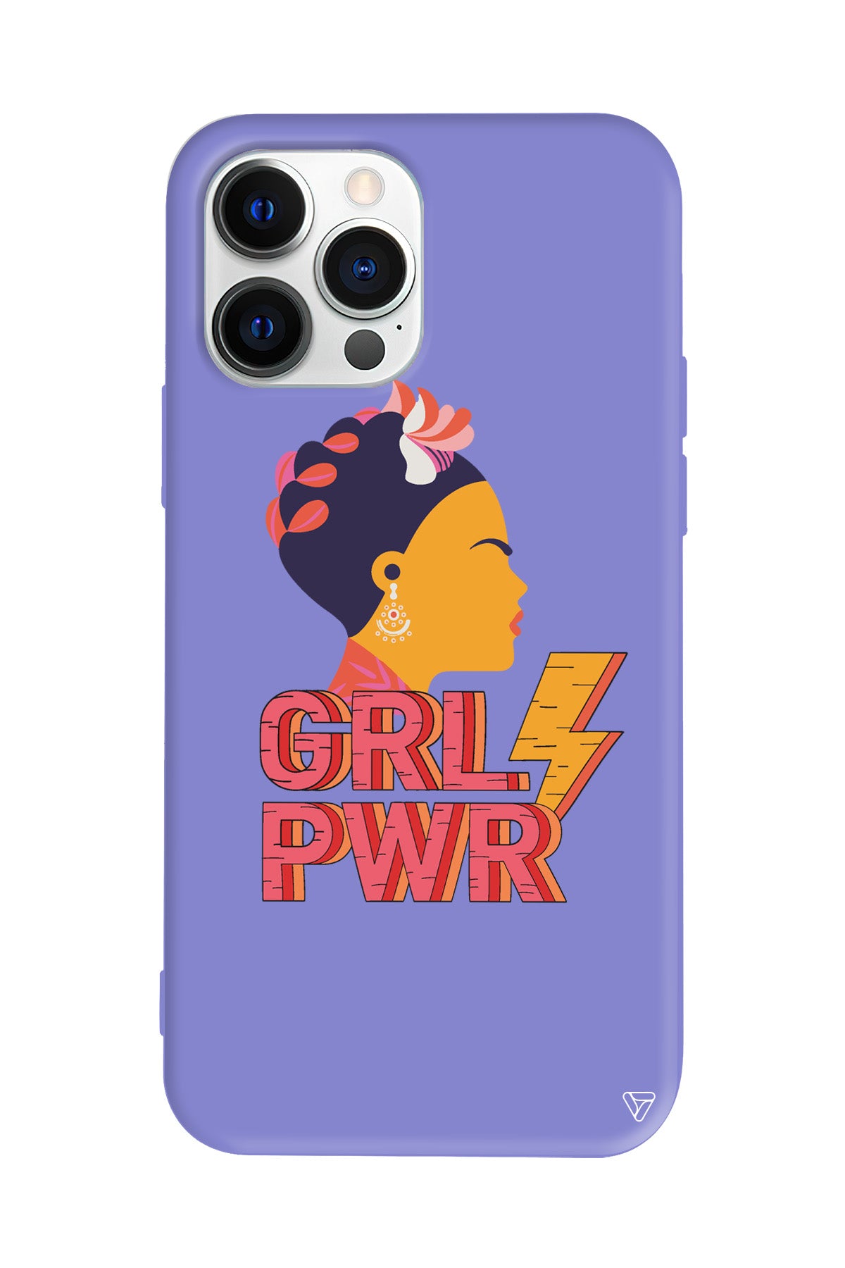 Grl Pwr Lansman Model İçi Kadife Silikon Telefon Kılıfı