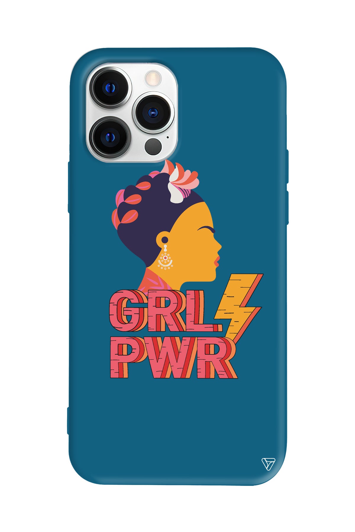 Grl Pwr Lansman Model İçi Kadife Silikon Telefon Kılıfı