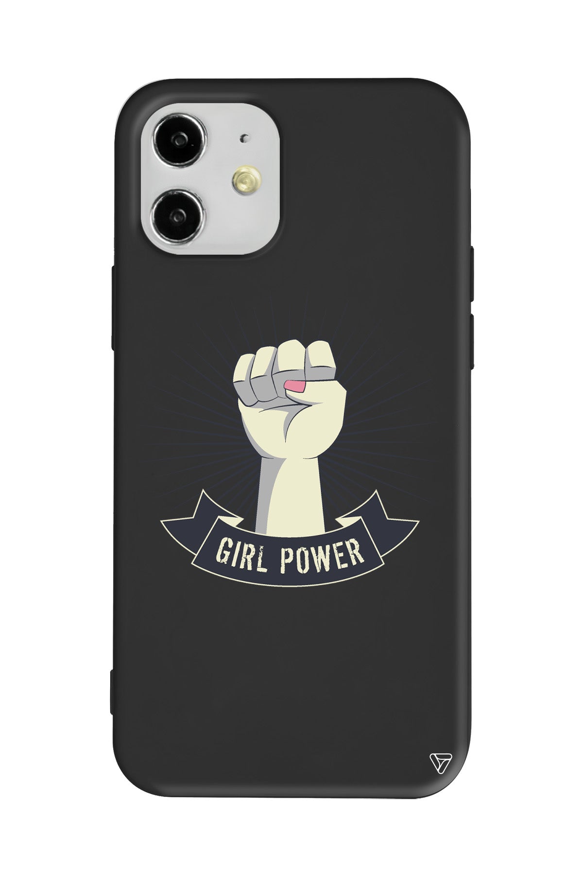 Girl Punch Lansman Model İçi Kadife Silikon Telefon Kılıfı
