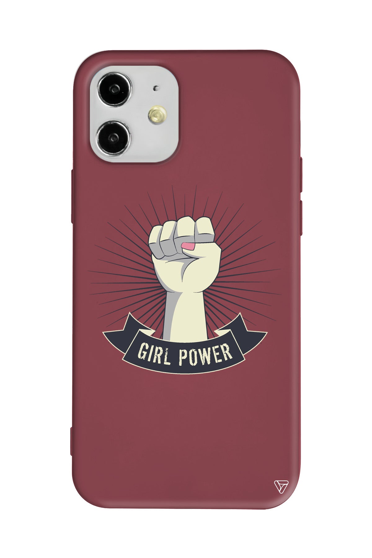 Girl Punch Lansman Model İçi Kadife Silikon Telefon Kılıfı