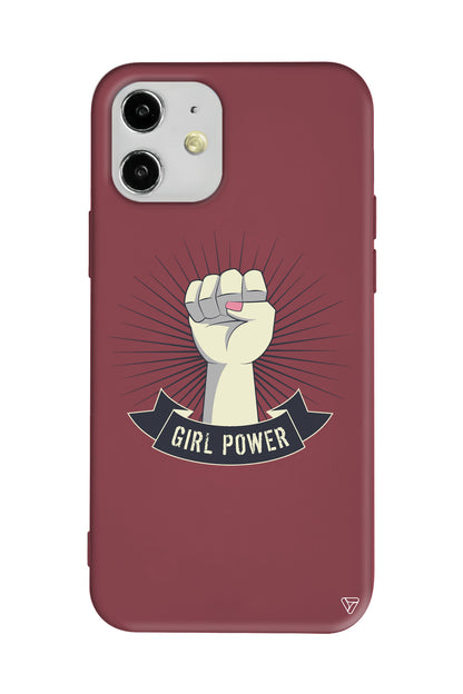 Girl Punch Lansman Model İçi Kadife Silikon Telefon Kılıfı