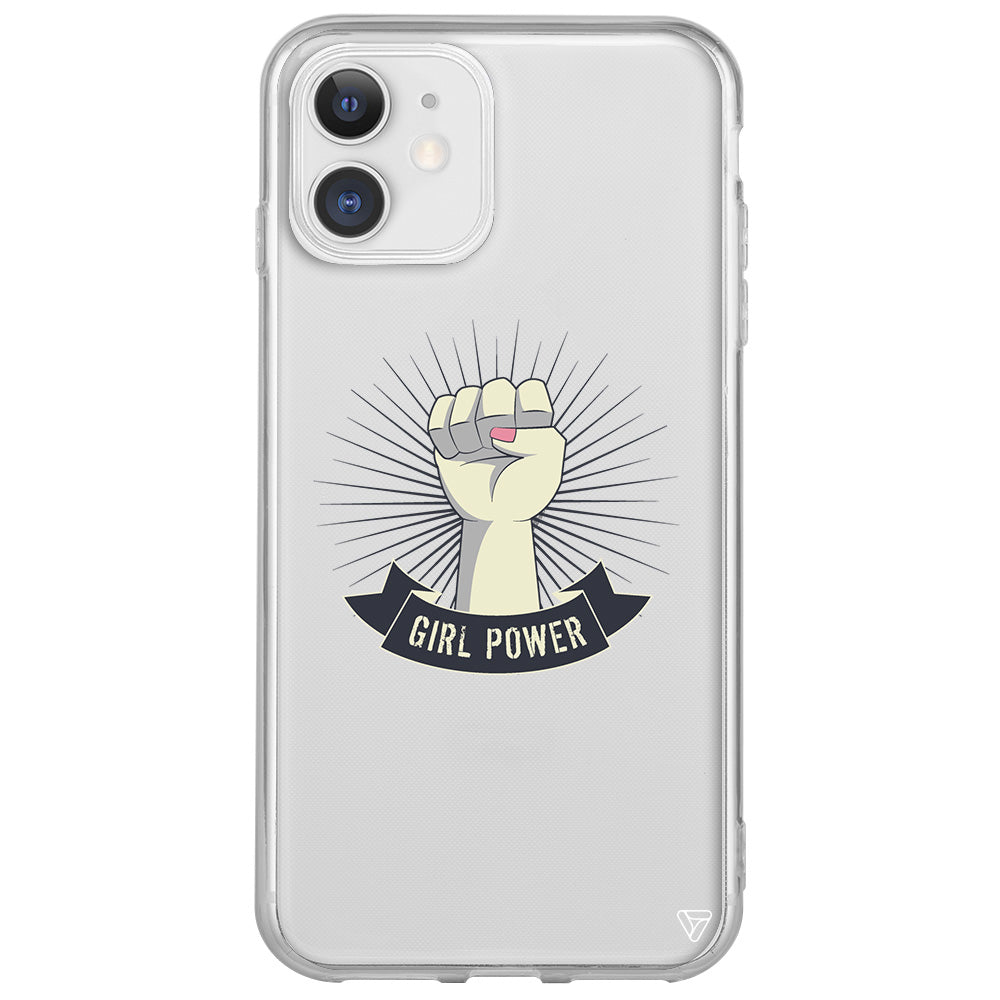 Girl Punch Lansman Model İçi Kadife Silikon Telefon Kılıfı