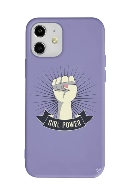 Girl Punch Lansman Model İçi Kadife Silikon Telefon Kılıfı