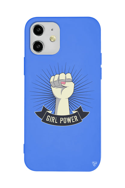 Girl Punch Lansman Model İçi Kadife Silikon Telefon Kılıfı