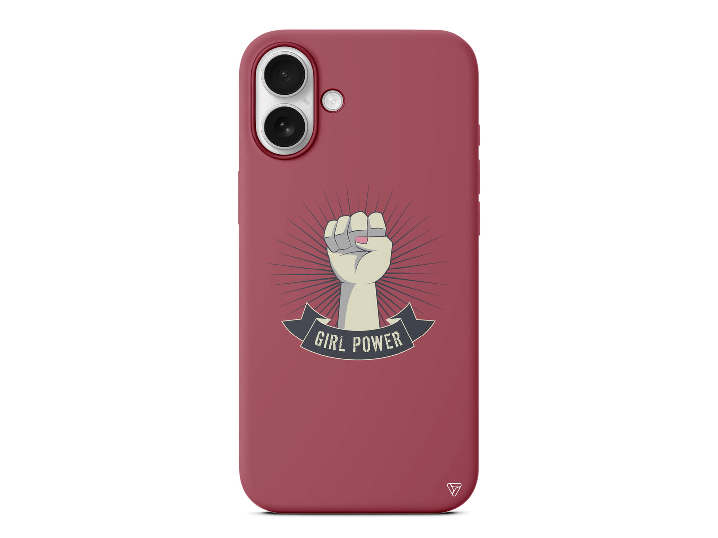 Girl Punch Lansman Model İçi Kadife Silikon Telefon Kılıfı
