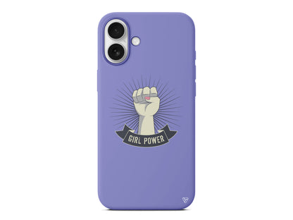 Girl Punch Lansman Model İçi Kadife Silikon Telefon Kılıfı