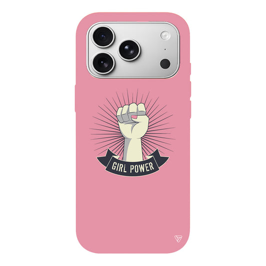 Girl Punch Lansman Model İçi Kadife Silikon Telefon Kılıfı