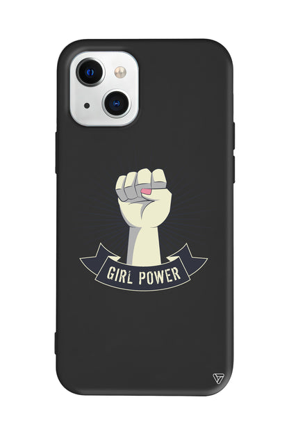 Girl Punch Lansman Model İçi Kadife Silikon Telefon Kılıfı