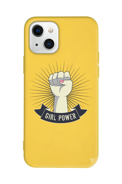 Girl Punch Lansman Model İçi Kadife Silikon Telefon Kılıfı