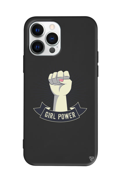 Girl Punch Lansman Model İçi Kadife Silikon Telefon Kılıfı