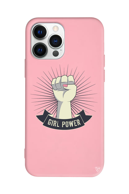 Girl Punch Lansman Model İçi Kadife Silikon Telefon Kılıfı