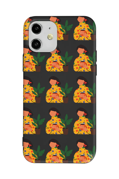 Nina Lansman Model İçi Kadife Silikon Telefon Kılıfı