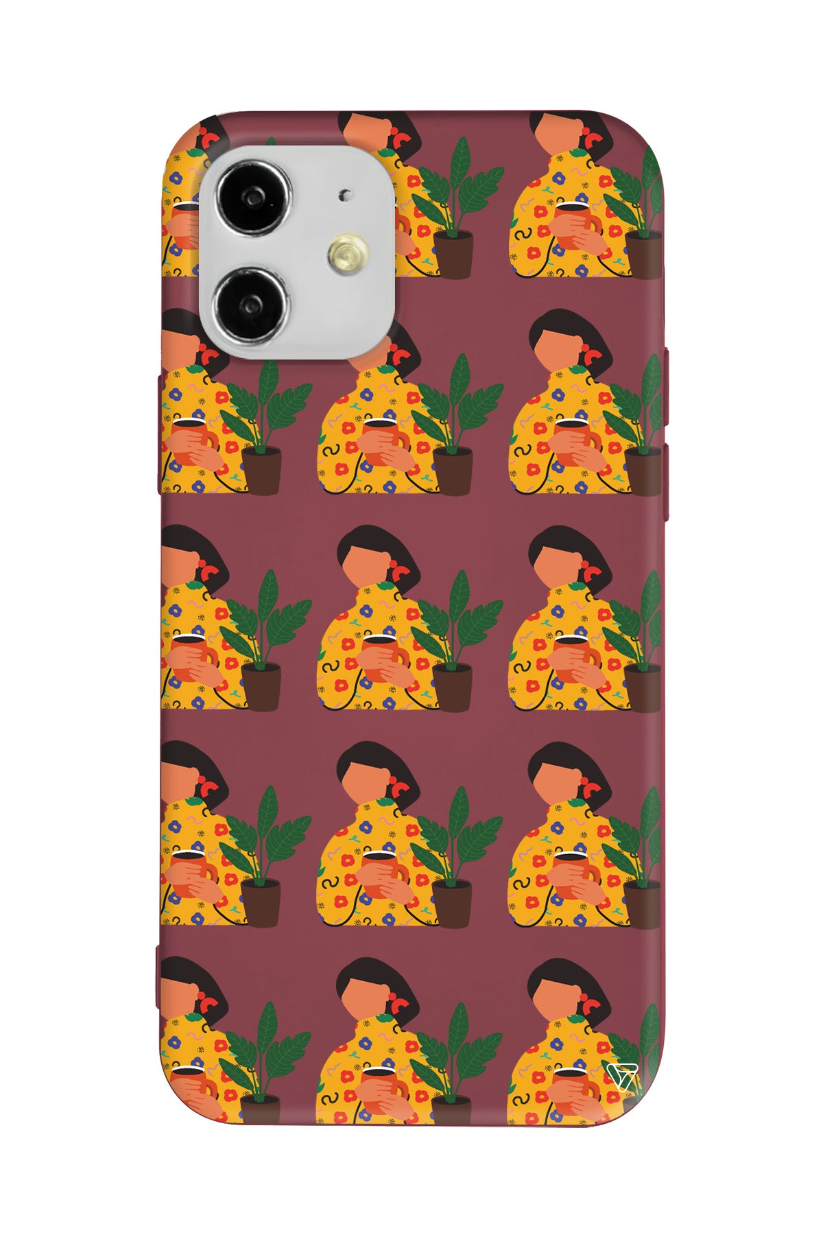 Nina Lansman Model İçi Kadife Silikon Telefon Kılıfı