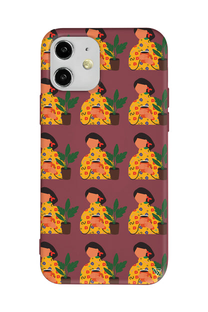 Nina Lansman Model İçi Kadife Silikon Telefon Kılıfı