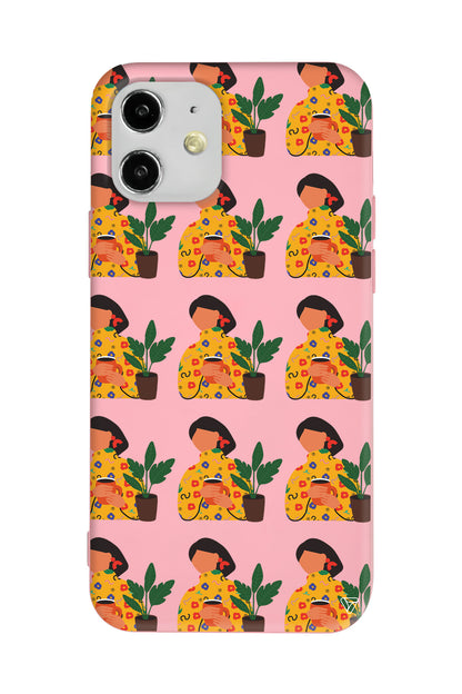 Nina Lansman Model İçi Kadife Silikon Telefon Kılıfı