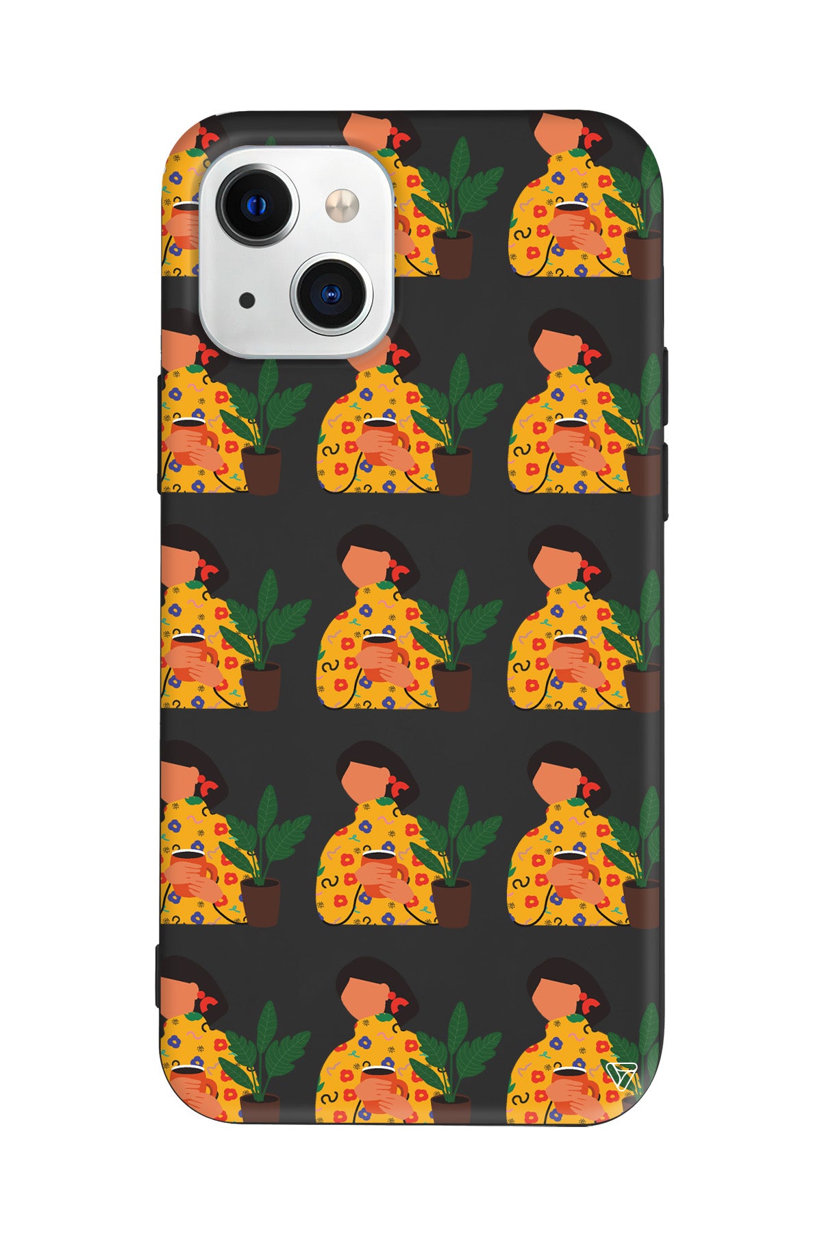 Nina Lansman Model İçi Kadife Silikon Telefon Kılıfı