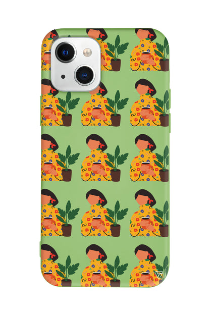 Nina Lansman Model İçi Kadife Silikon Telefon Kılıfı