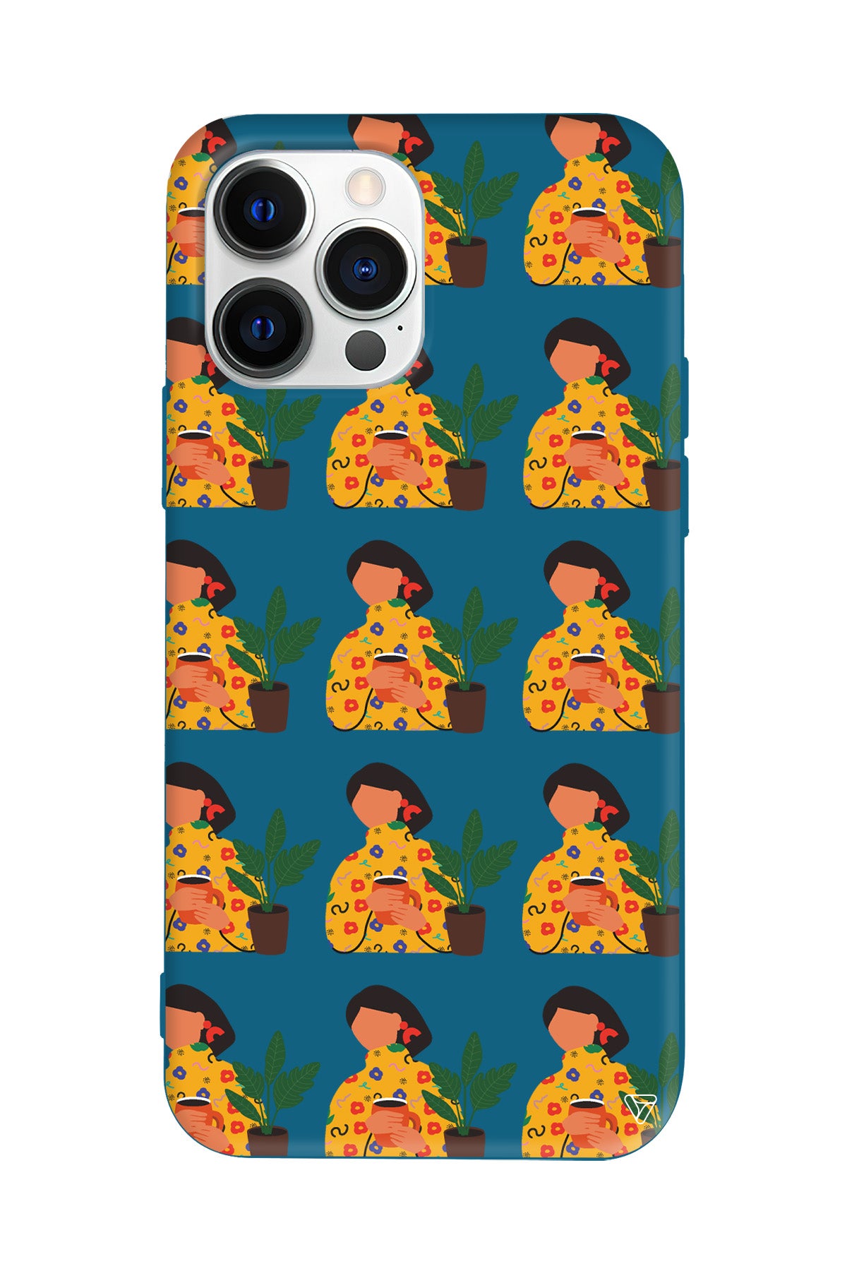 Nina Lansman Model İçi Kadife Silikon Telefon Kılıfı