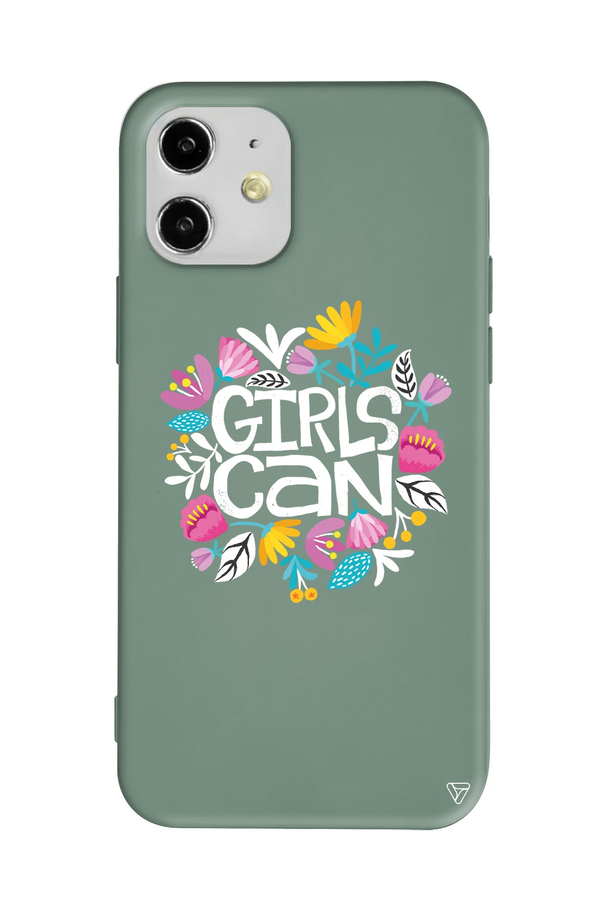 Girls Can Lansman Model İçi Kadife Silikon Telefon Kılıfı