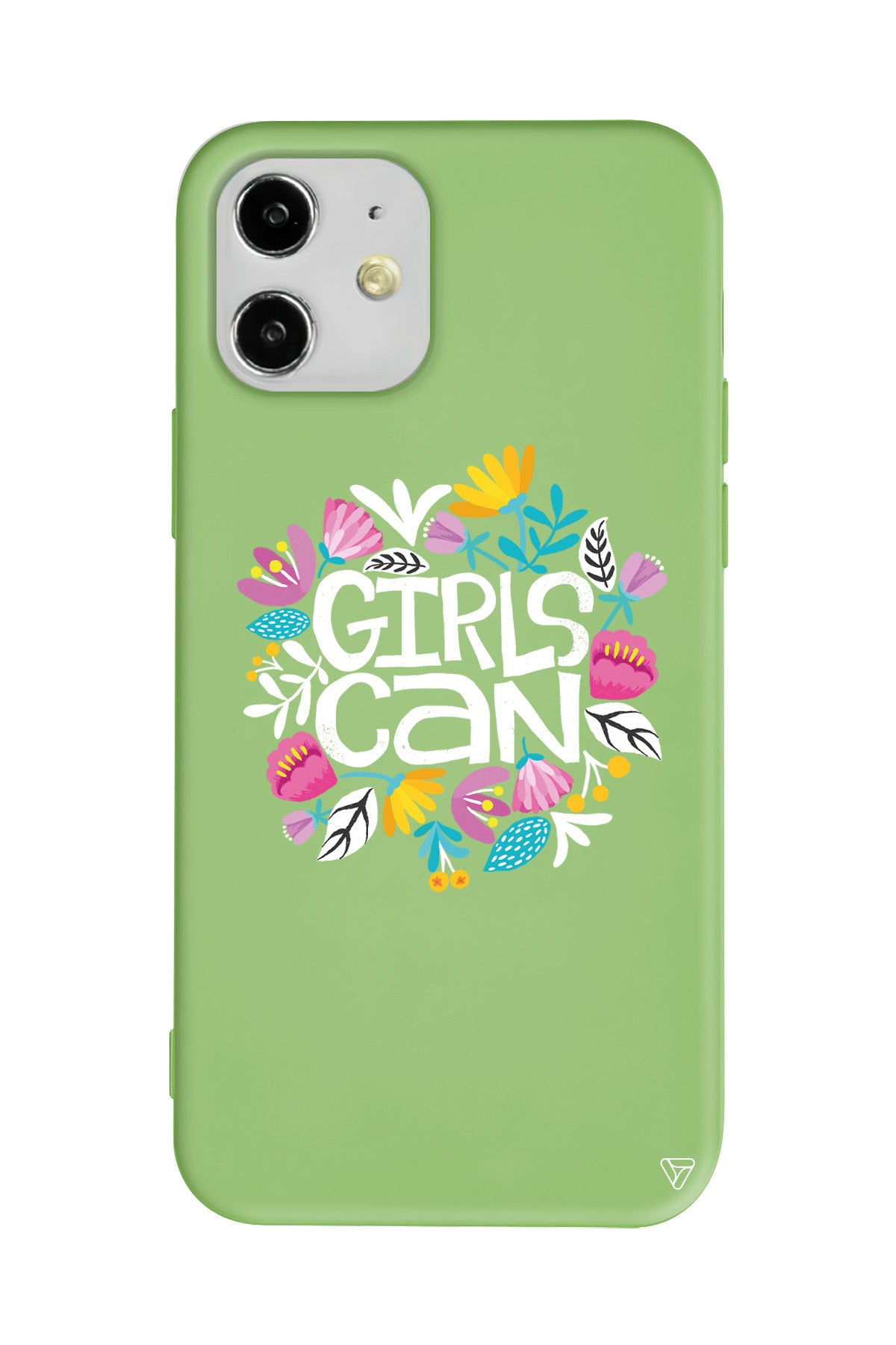 Girls Can Lansman Model İçi Kadife Silikon Telefon Kılıfı