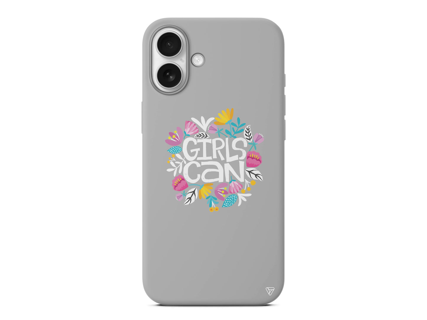 Girls Can Lansman Model İçi Kadife Silikon Telefon Kılıfı