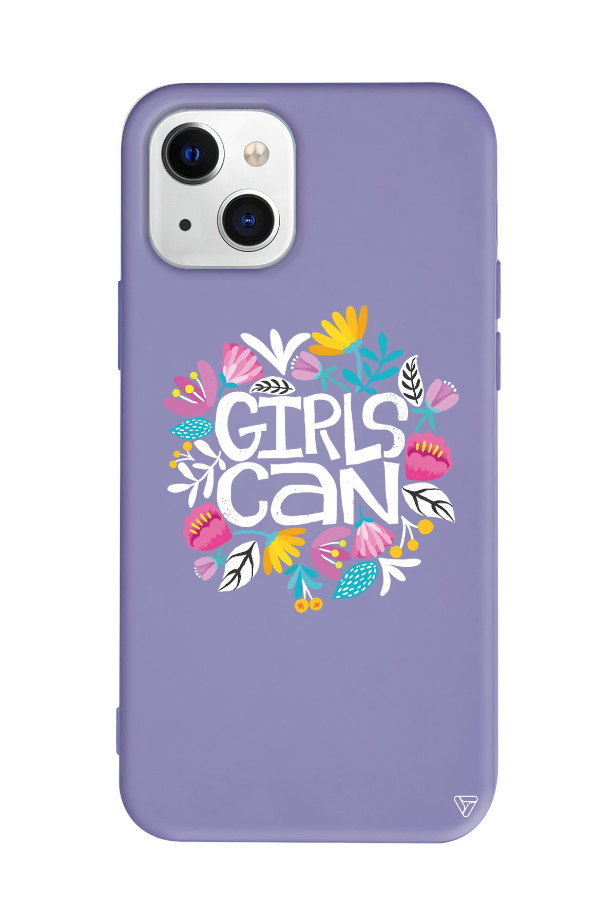Girls Can Lansman Model İçi Kadife Silikon Telefon Kılıfı