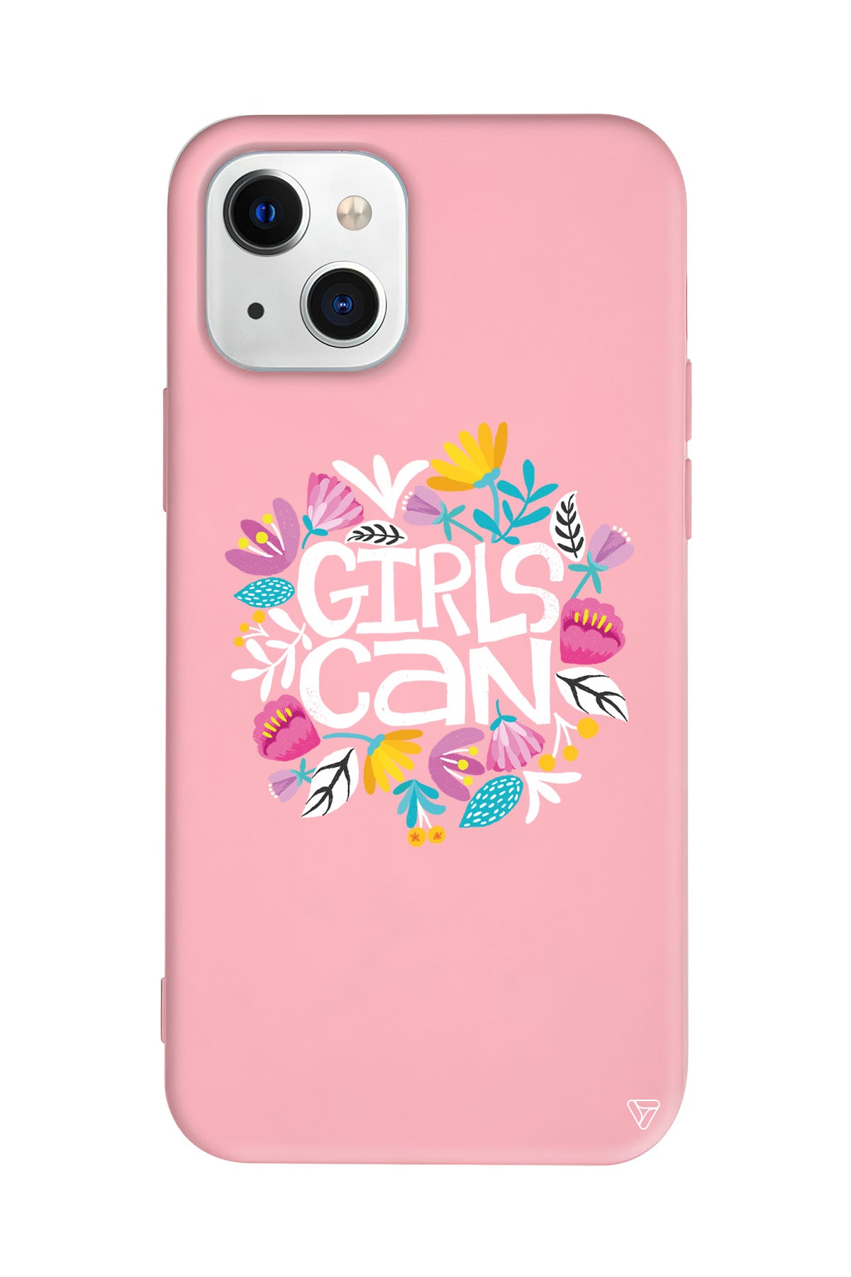 Girls Can Lansman Model İçi Kadife Silikon Telefon Kılıfı – Plus Serisine Özel