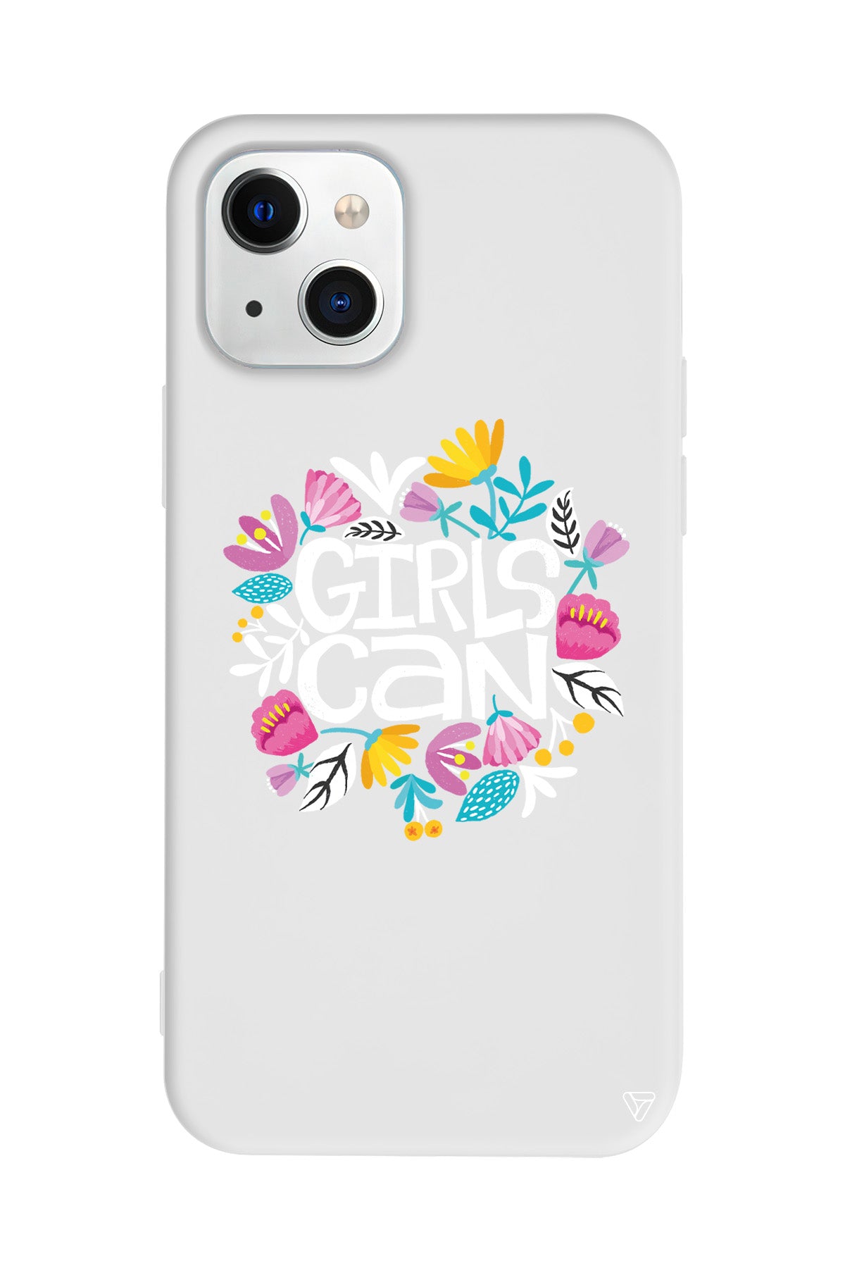 Girls Can Lansman Model İçi Kadife Silikon Telefon Kılıfı – Plus Serisine Özel