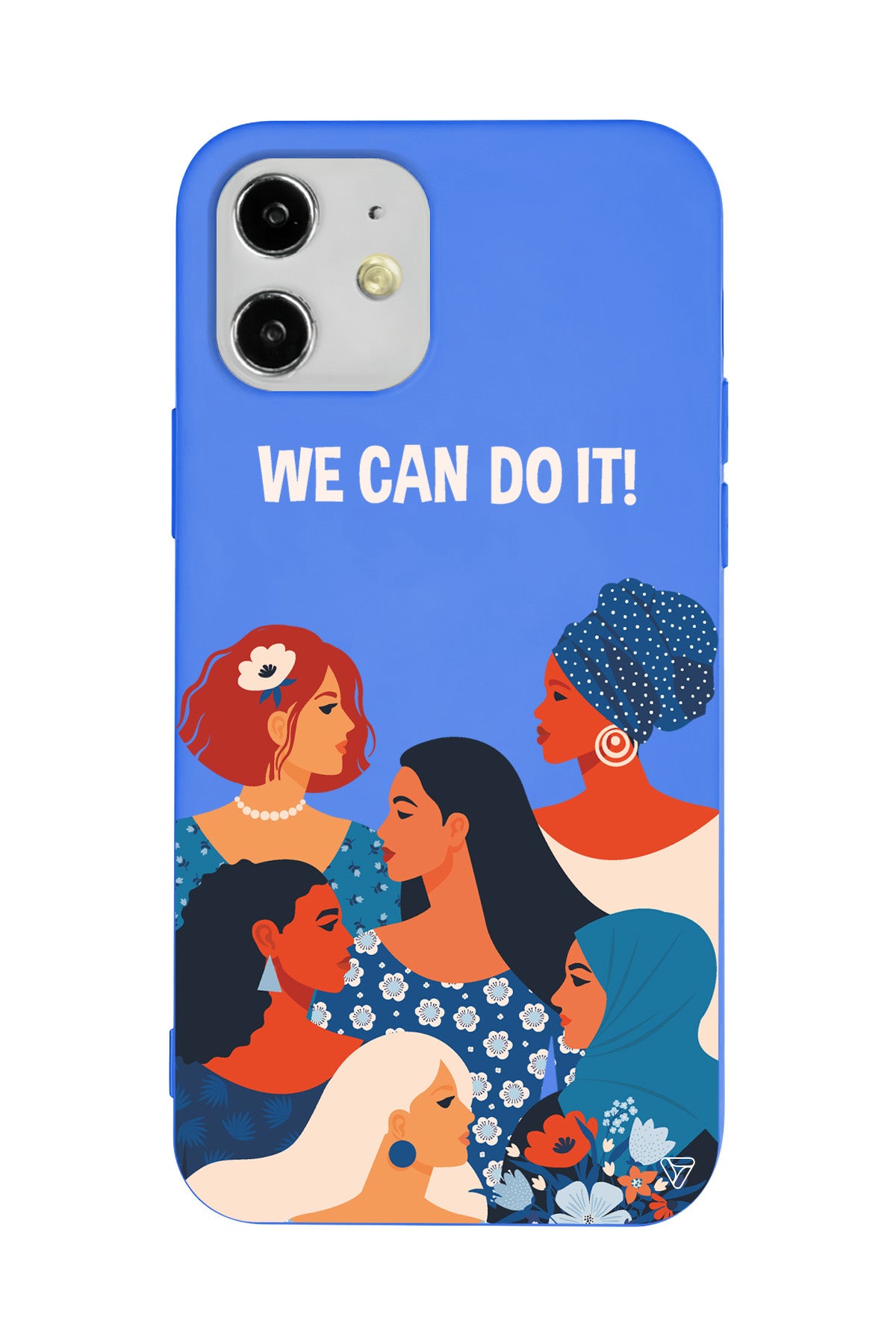 We Can Do It! 2 Lansman Model İçi Kadife Silikon Telefon Kılıfı