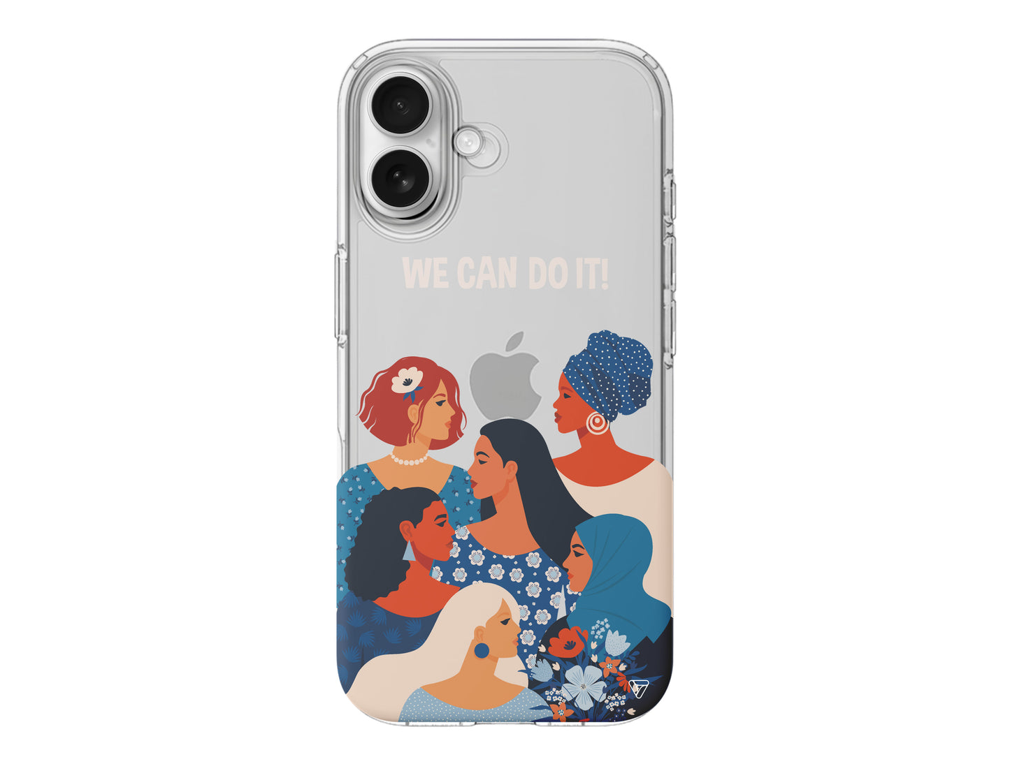 We Can Do It! 2 Lansman Model İçi Kadife Silikon Telefon Kılıfı