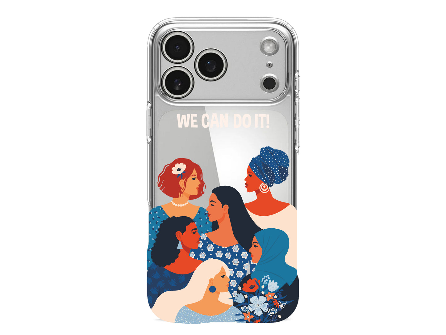 We Can Do It! 2 Lansman Model İçi Kadife Silikon Telefon Kılıfı