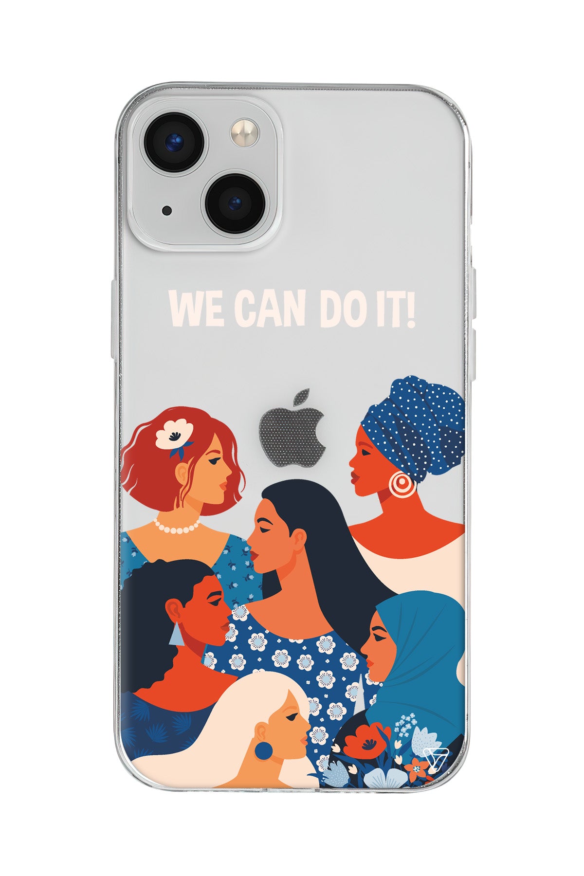 We Can Do It! 2 Lansman Model İçi Kadife Silikon Telefon Kılıfı