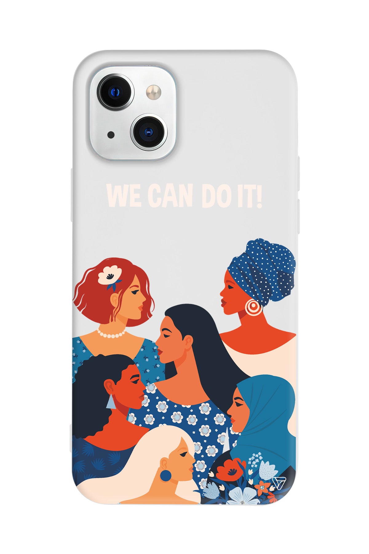 We Can Do It! 2 Lansman Model İçi Kadife Silikon Telefon Kılıfı – Plus Serisine Özel