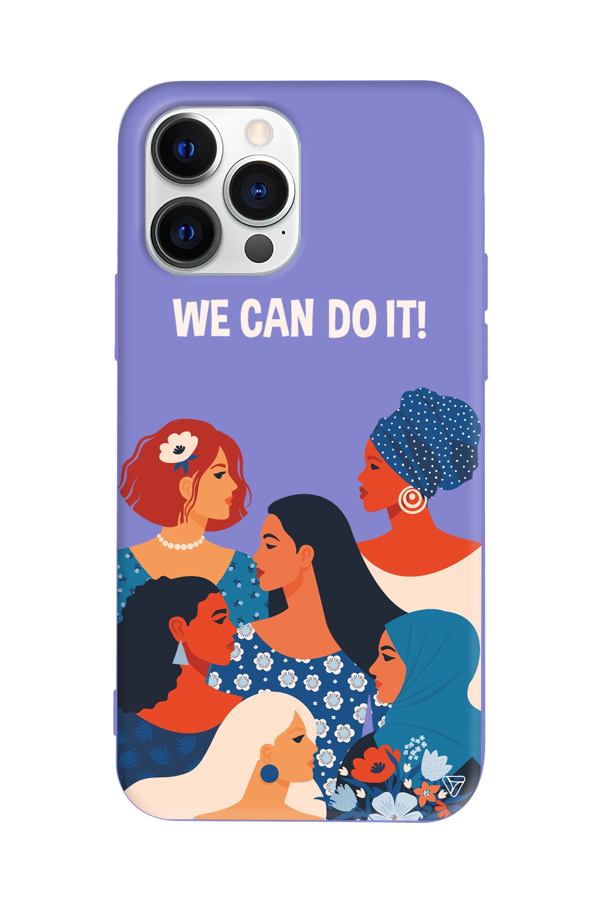 We Can Do It! 2 Lansman Model İçi Kadife Silikon Telefon Kılıfı