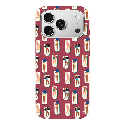 Summer Vibes 2 Lansman Model İçi Kadife Silikon Telefon Kılıfı