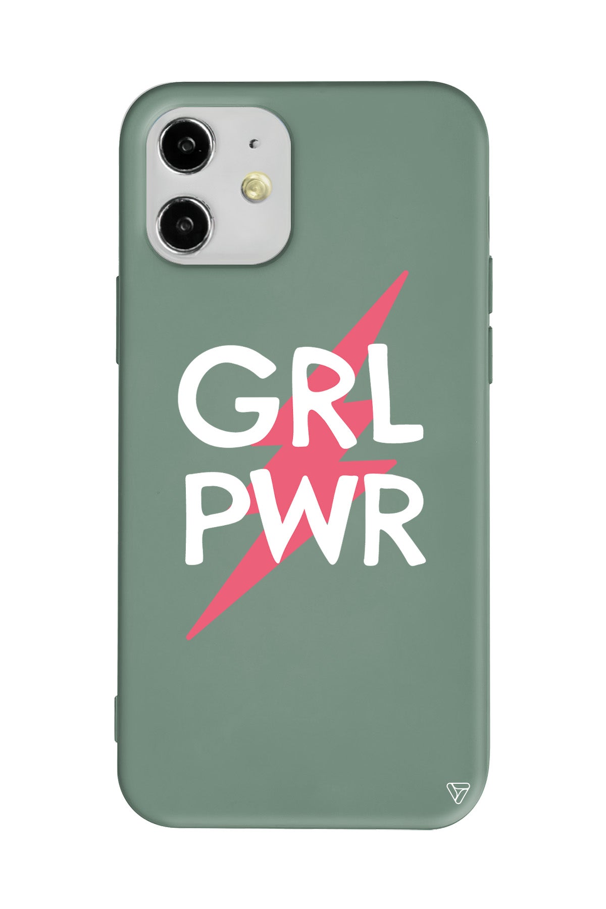 Flash and Grl Pwr Lansman Model İçi Kadife Silikon Telefon Kılıfı
