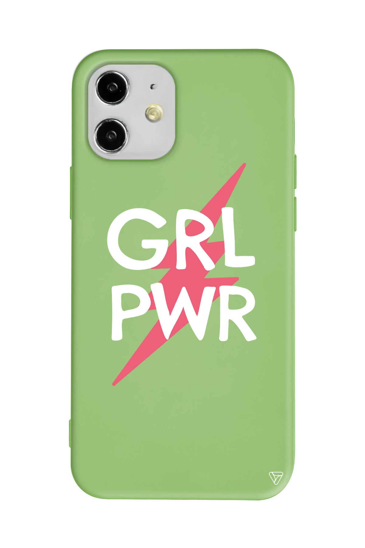 Flash and Grl Pwr Lansman Model İçi Kadife Silikon Telefon Kılıfı