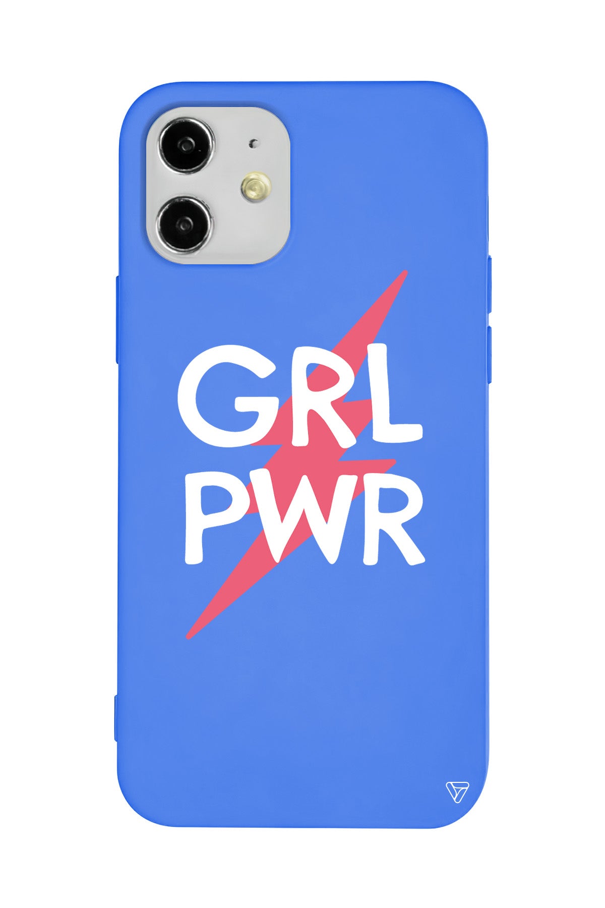 Flash and Grl Pwr Lansman Model İçi Kadife Silikon Telefon Kılıfı