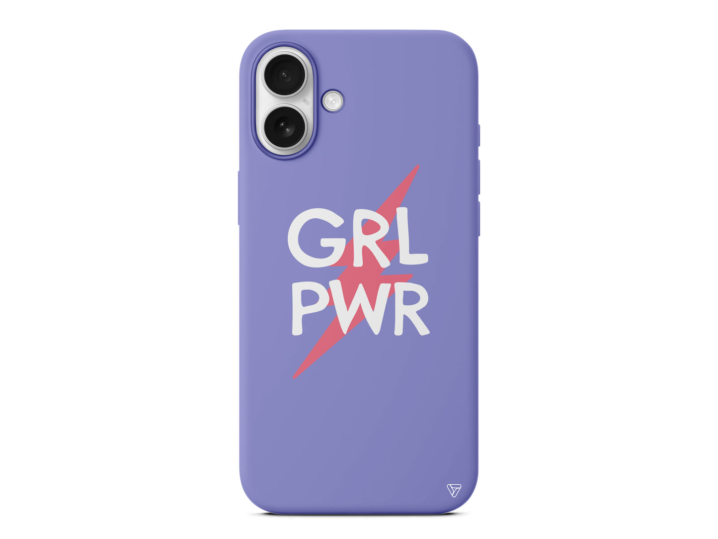 Flash and Grl Pwr Lansman Model İçi Kadife Silikon Telefon Kılıfı