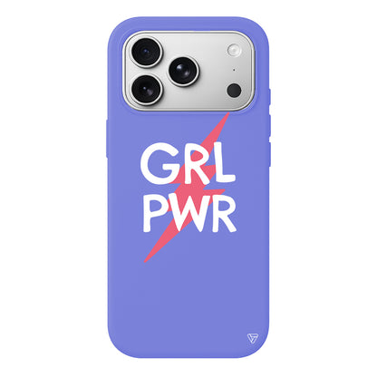 Flash and Grl Pwr Lansman Model İçi Kadife Silikon Telefon Kılıfı