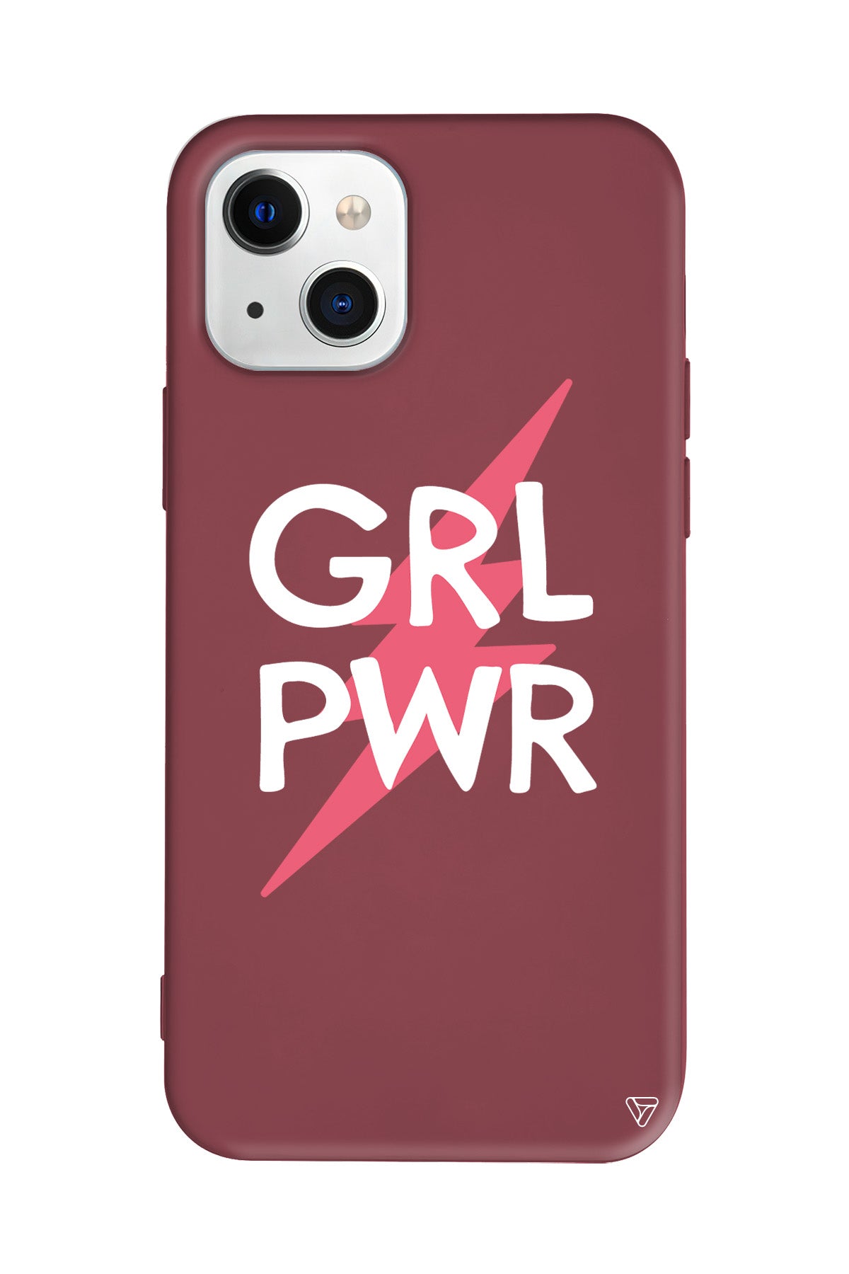 Flash and Grl Pwr Lansman Model İçi Kadife Silikon Telefon Kılıfı