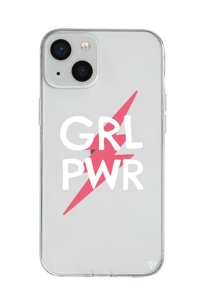 Flash and Grl Pwr Lansman Model İçi Kadife Silikon Telefon Kılıfı – Plus Serisine Özel