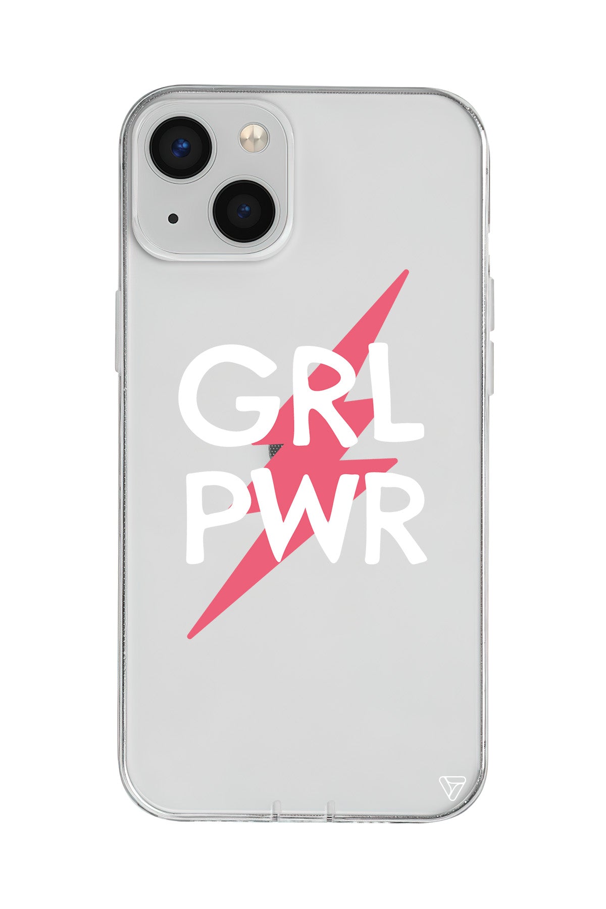 Flash and Grl Pwr Lansman Model İçi Kadife Silikon Telefon Kılıfı