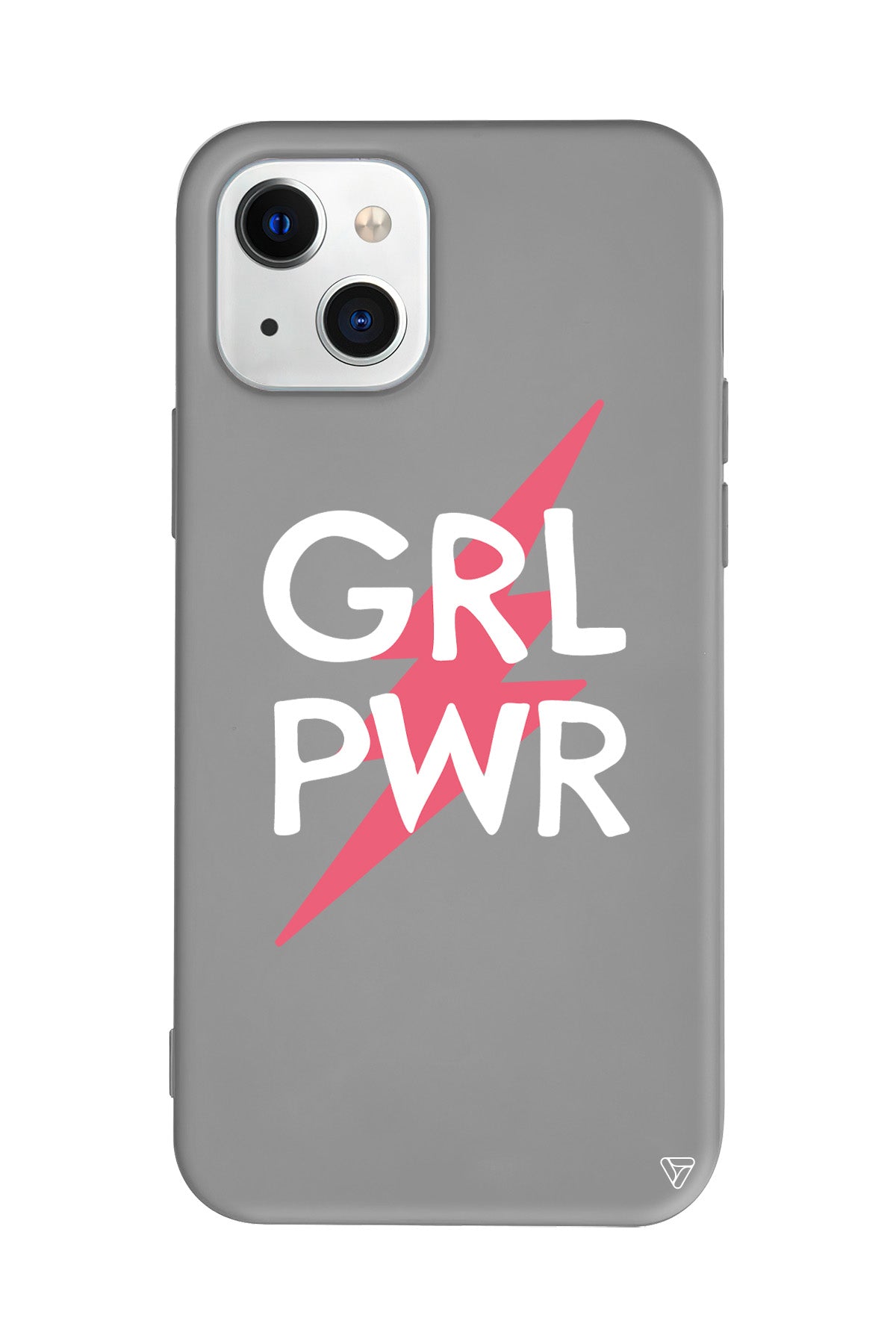 Flash and Grl Pwr Lansman Model İçi Kadife Silikon Telefon Kılıfı – Plus Serisine Özel